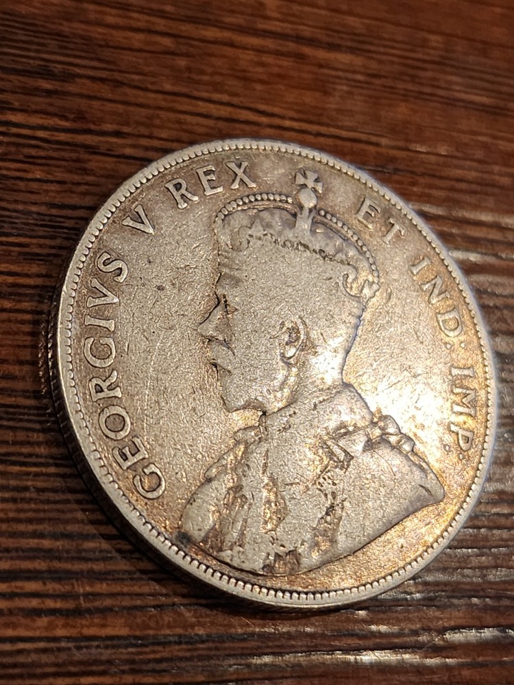 1911 Canada 50 Cents Silver Coin