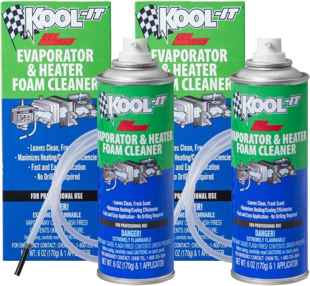 96030 Kool-It Evaporator and Heater Foam Cleaner 2 Pack