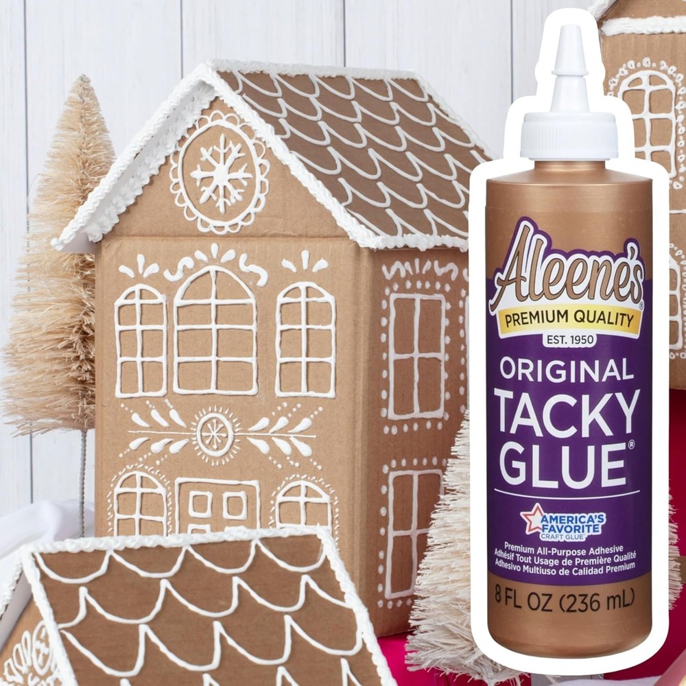 Aleene's 3 Pack, 8 oz Tacky Glue, 8 FL OZ, Original Version 3 Count