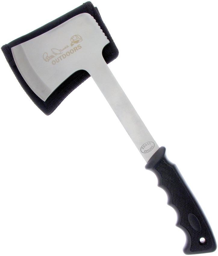 Frost Cutlery 11.5" Bill Dance Outdoors Fixed Ax Head Blade BLK Handle Axe DAXE
