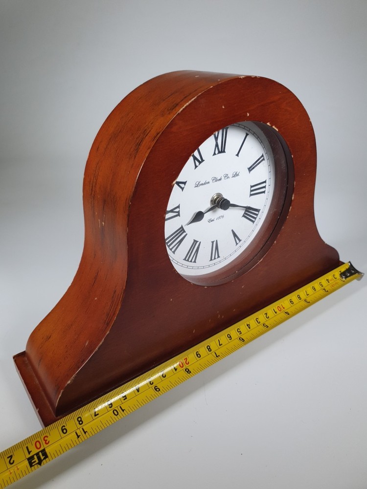 London Clock Co. Ltd. Quartz Napoleon Hat Mantel Clock