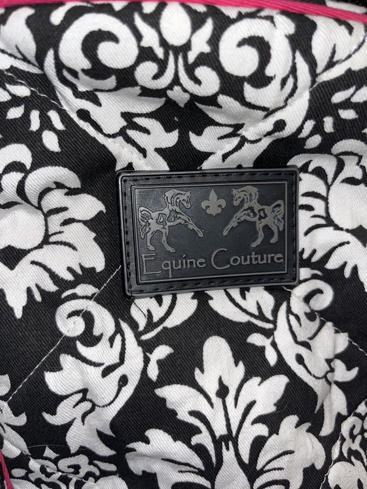 Equine Couture Black And White Boot Bag