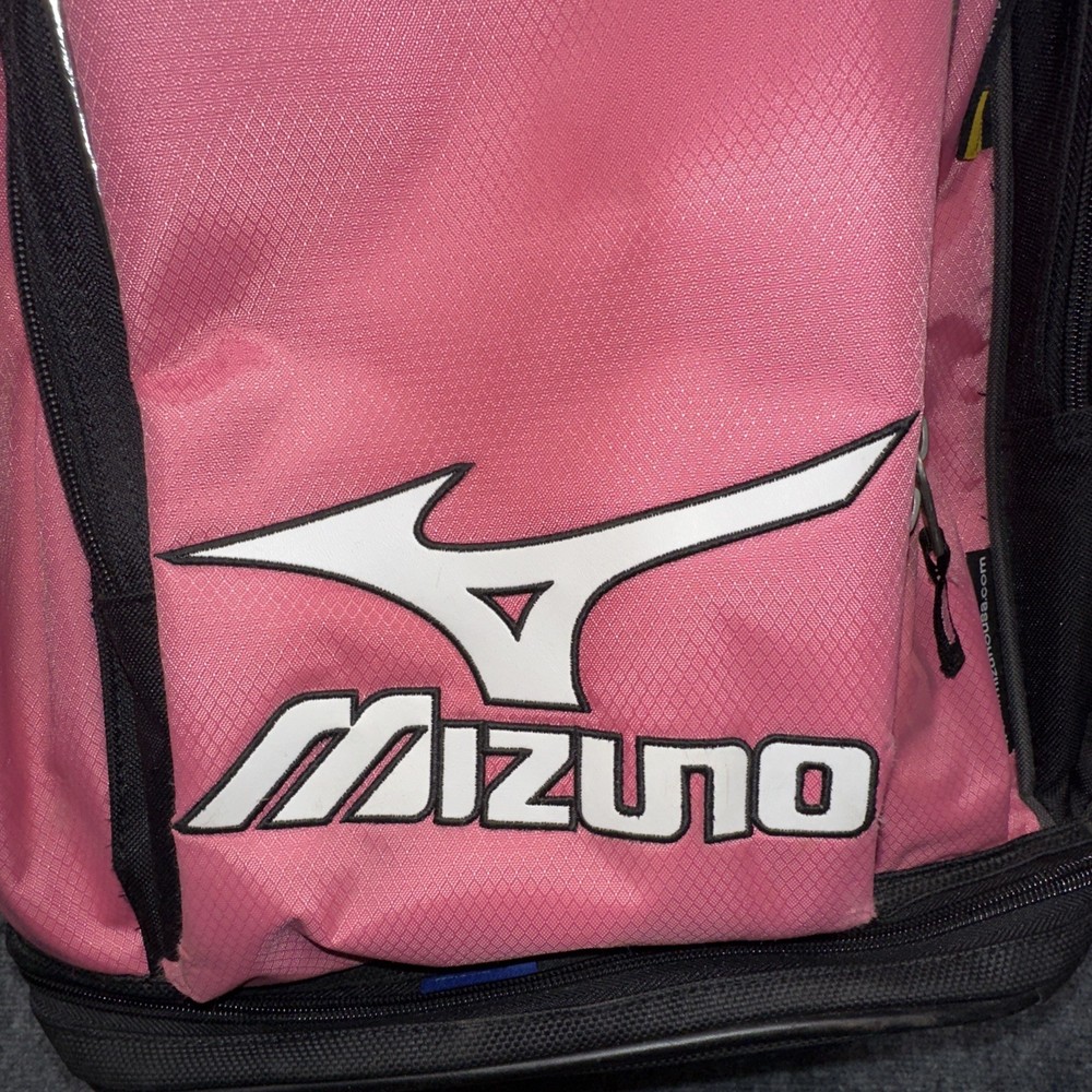 Mizuno Black Backpack Organizer Bat Pack Series Baseball Softball Equip Bag