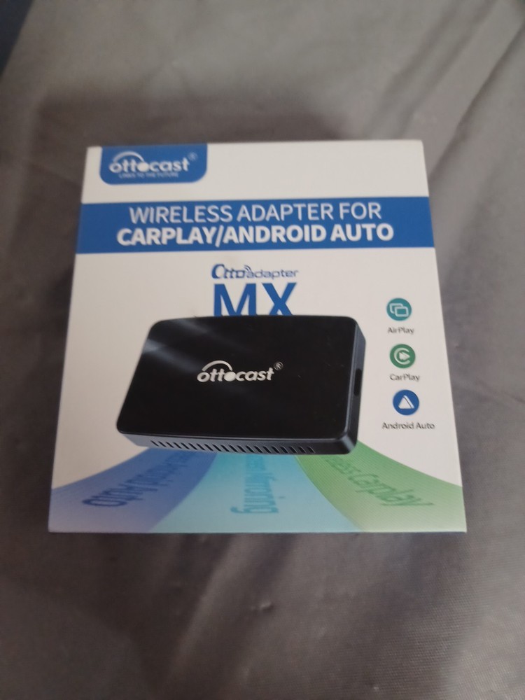 OTTOCAST MX Wireless CarPlay & Android Auto Adapter with AirPlay