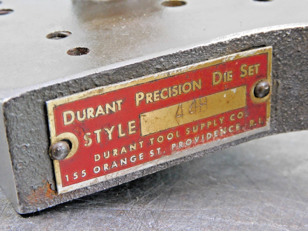 Durant 44B Precision Die Set Pneumatic Punch Press