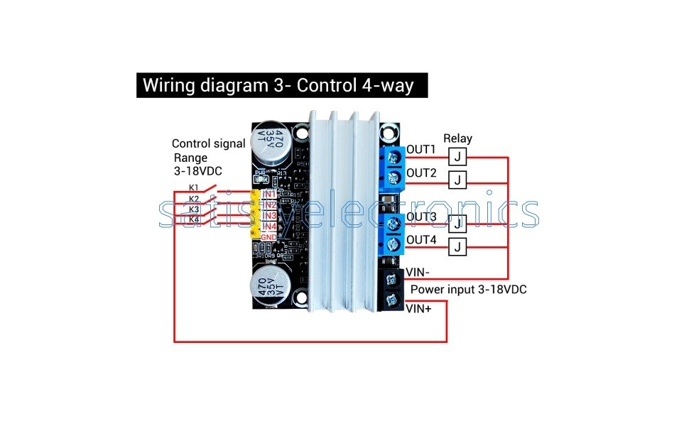 DC 3-18V 10A Dual H-bridge Motor Driver DC Forward &Reverse PWM Speed Controller