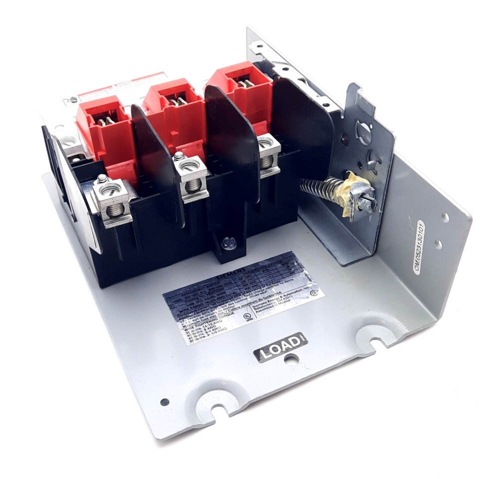 Siemens VBNFS363 Panel Mount Disconnect Switch 600VAC, 600VDC, 100A, 3 Phase