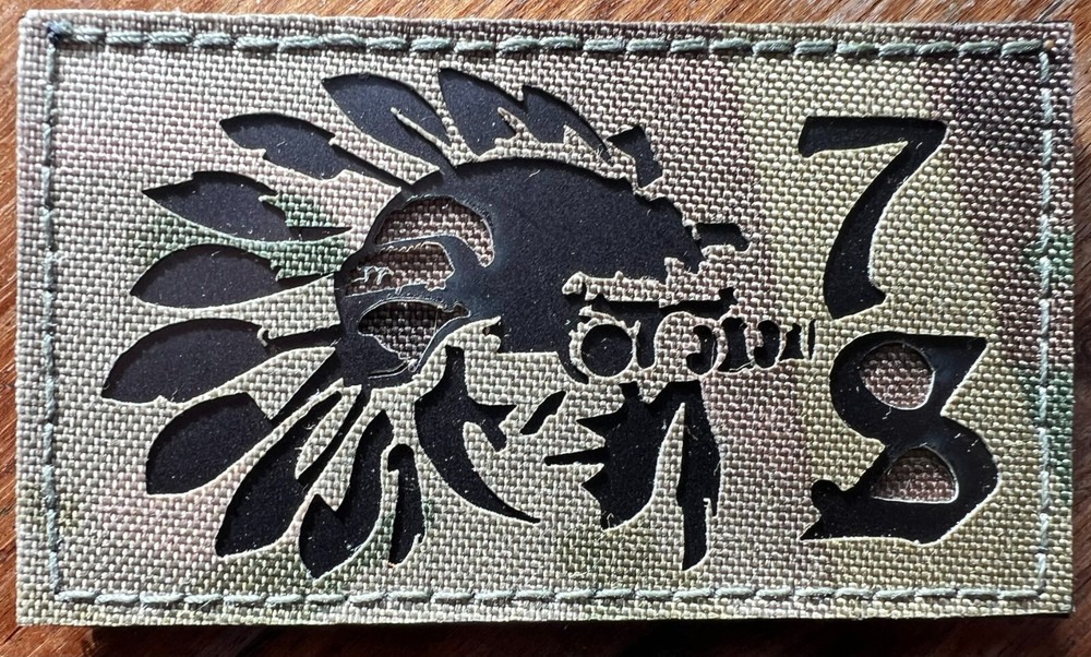 One7Six "Comanche Quads" Lasercut Multicam Variant Patch