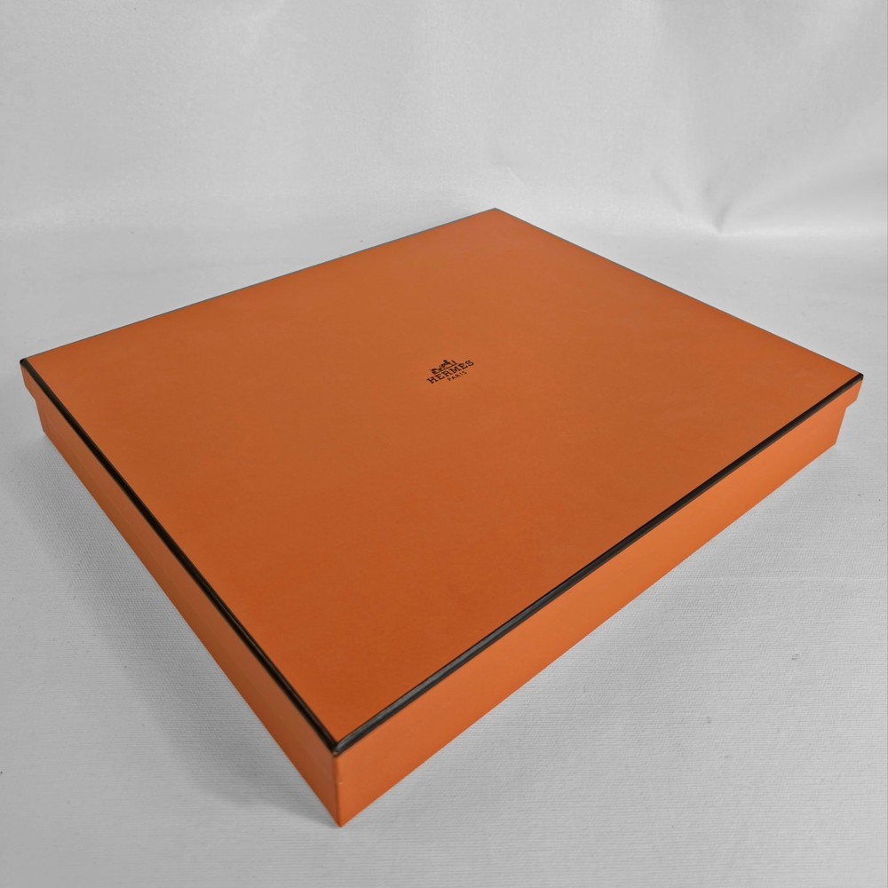 Hermès Empty Box #086 + Receipt Holder & Tissue 13"x11"x1.75" Authentic