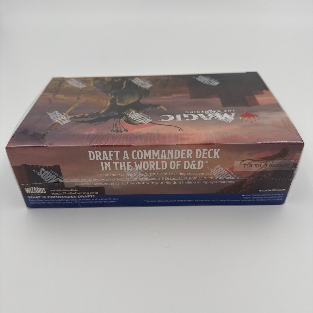 Baldur's Gate Draft Booster Box MTG Commander Legends Case Fresh English Magic