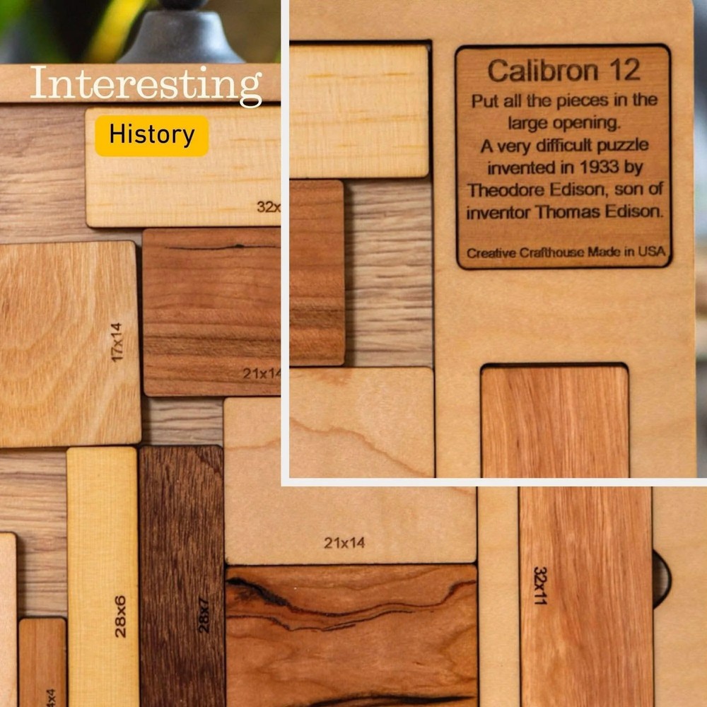 Calibron 12 Puzzle | Impossible Brain Teaser for Adults