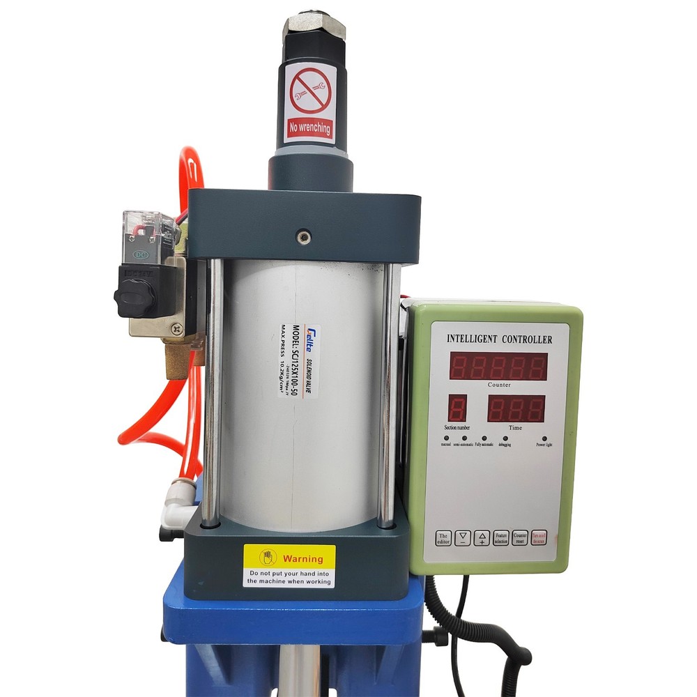 1763lb Pneumatic Punch Press Machine with Controller Dual Column Compressed Air