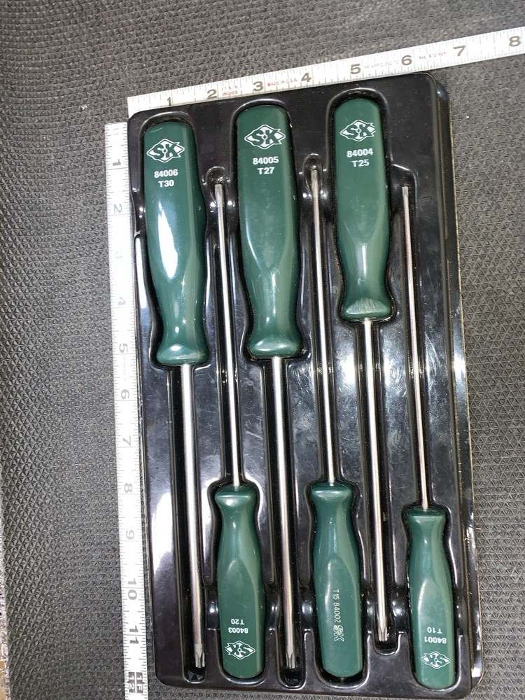 SK 6 Piece SureGrip Screwdriver Set lite use