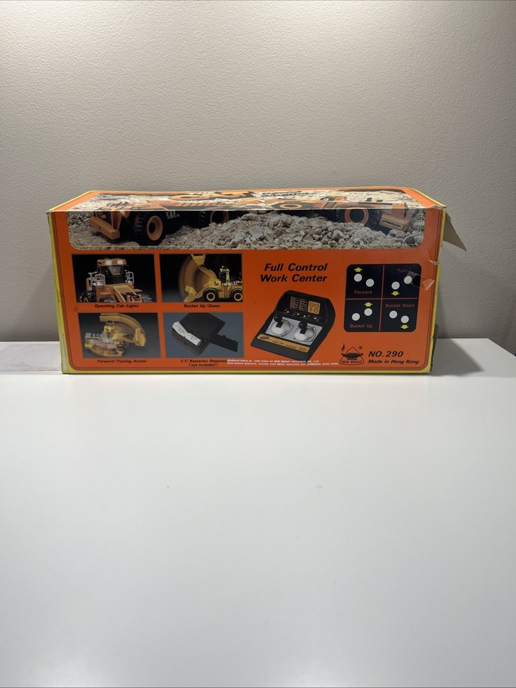 Bright 290 The Cat992 Power Loader Tractor W/Full Control Remote Bad Pack