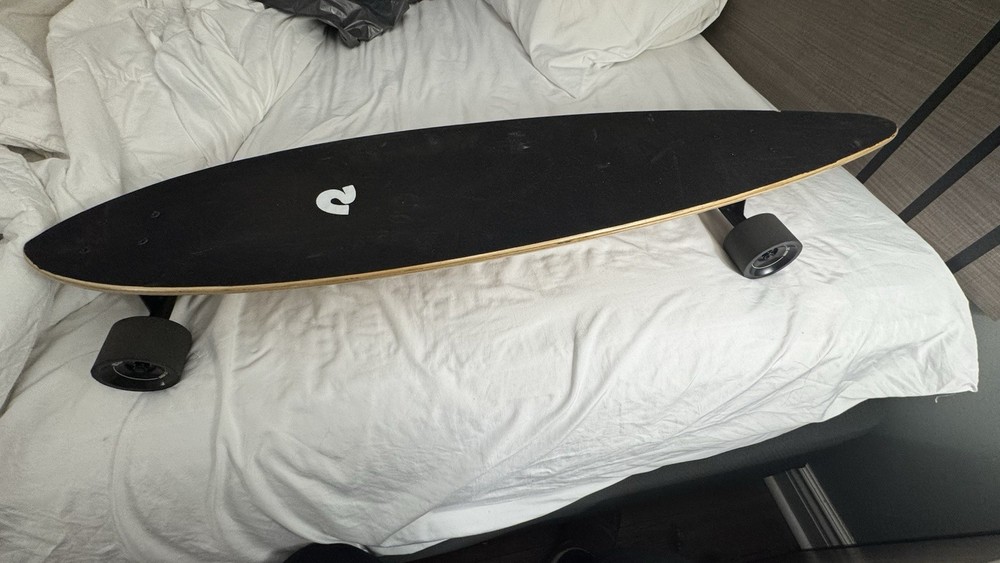 Retrospec Zed Bamboo 44 in Longboard Complete Black Grip Bamboo Deck