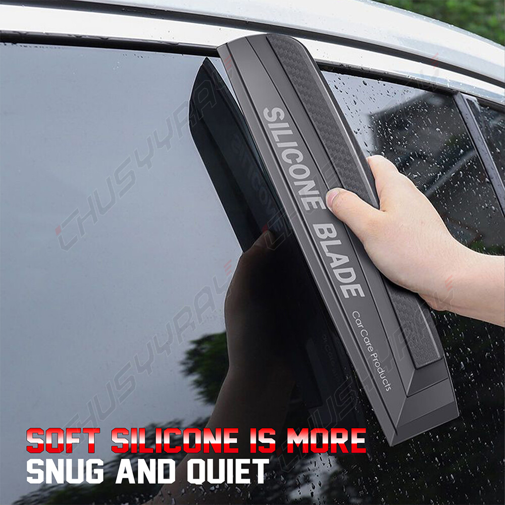 Car Glass Scraper bladesD Sharp Water Wiper Dryer Squeegee Black