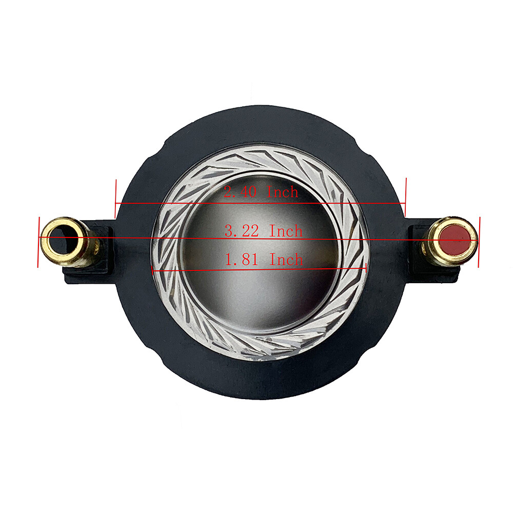34MM Titanium Compression Replacement Diaphragm For PA Speaker Driver Tweeter