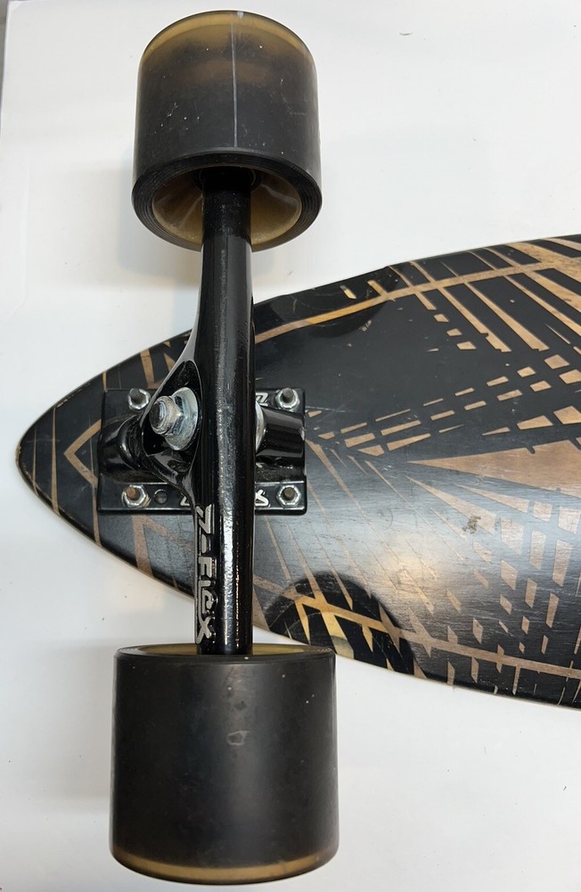 Z-FLEX Island Time 38" Pintail Longboard Skateboard Pre-Owned