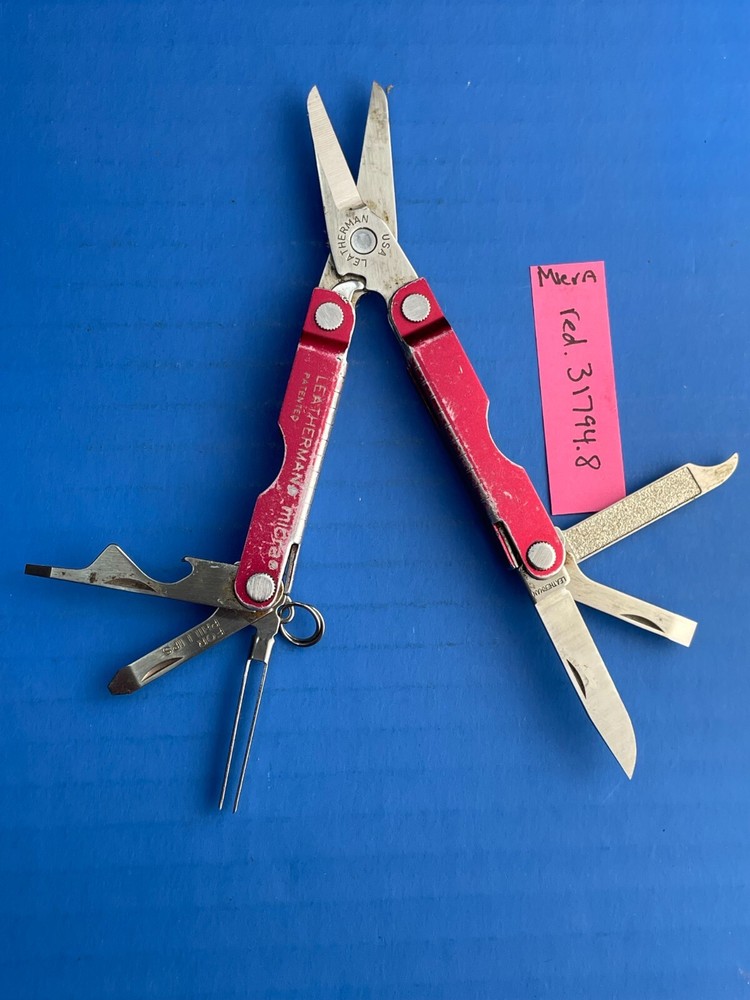 Leatherman Micra 10 in 1 Multitool Anodized Aluminum - Red