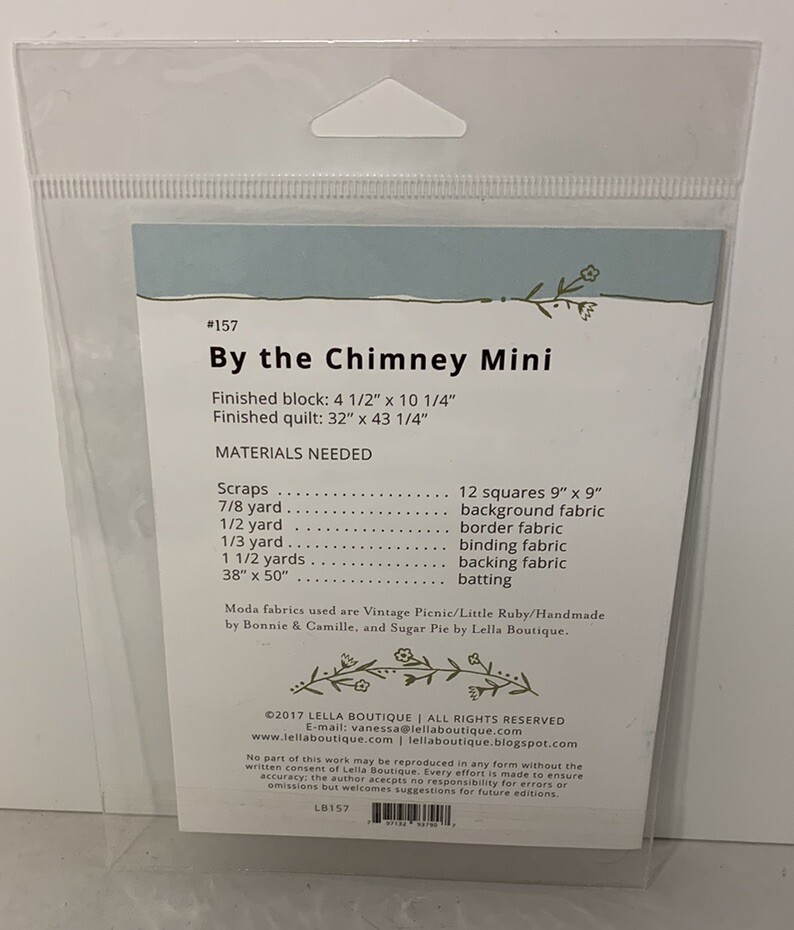 By The Chimney Mini #157 Pattern