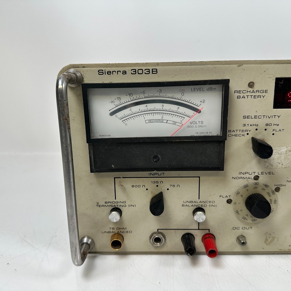 Philco Sierra 303B Frequency Selective Level Meter
