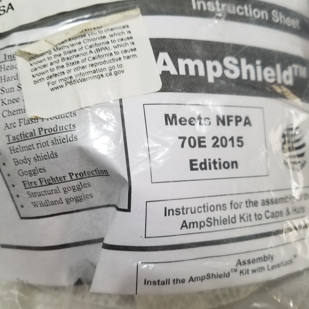 Paulson AmpShield AMP1-12-HTS Arc Flash Protective Shield Polcarbonate Grey NEW
