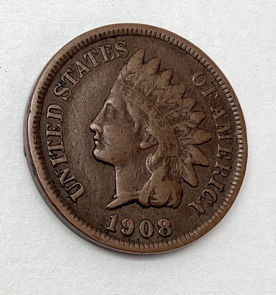 1908-S Indian Head Cent (B)