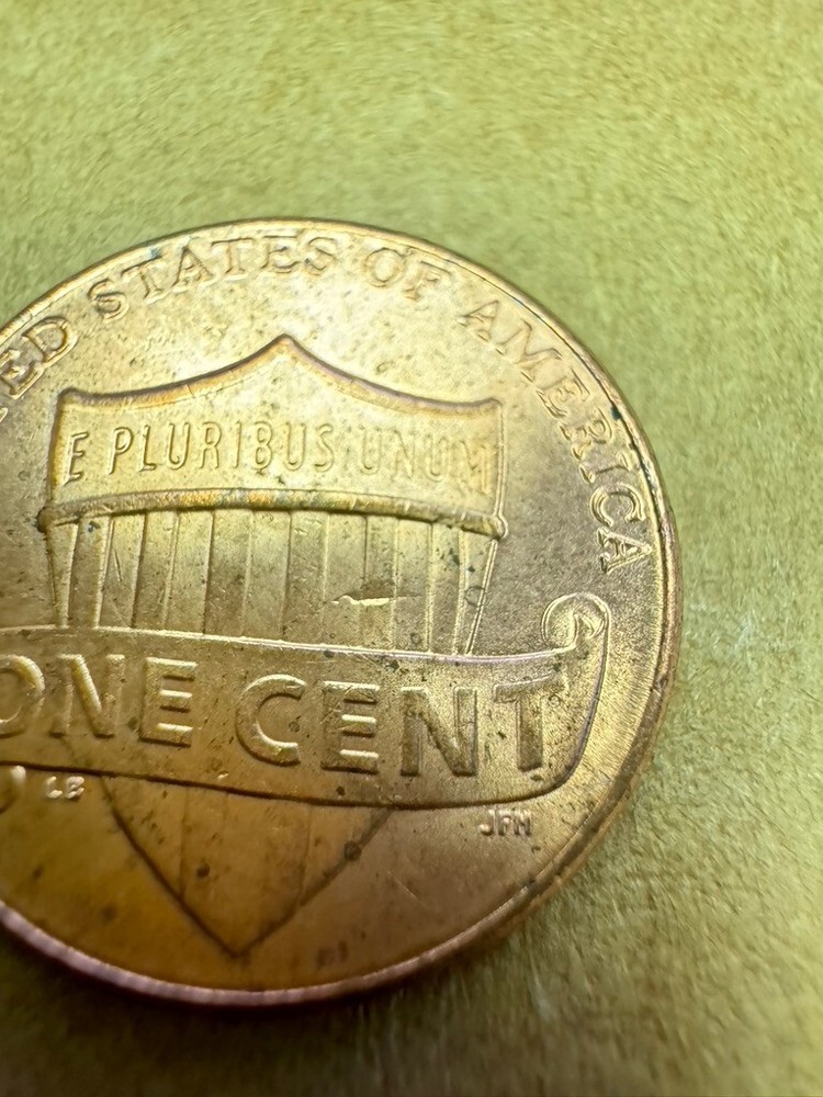 2023-P Lincoln Shield Cent - Die Clash on Reverse