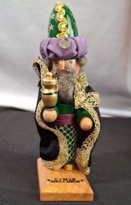 Steinbach Melchior Wise Man Magi Three King Mini German Nutcracker #009 3003/10K