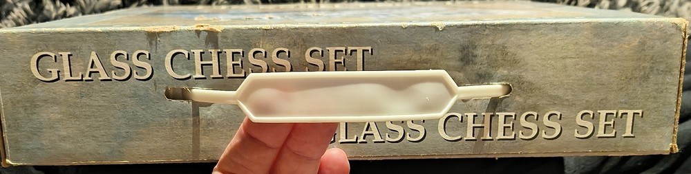 Antique Glass Chess Set