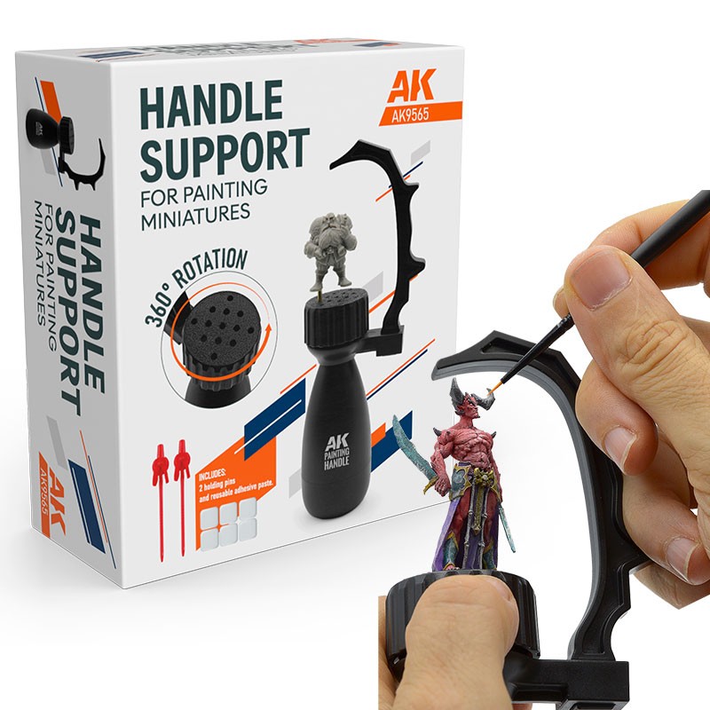 AK Handle Support for Painting Miniatures