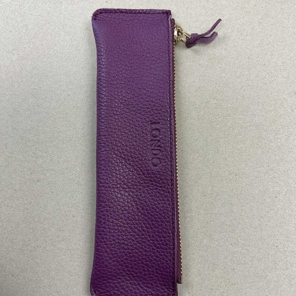 Londo - Leather Pencil/Pen Case - Purple