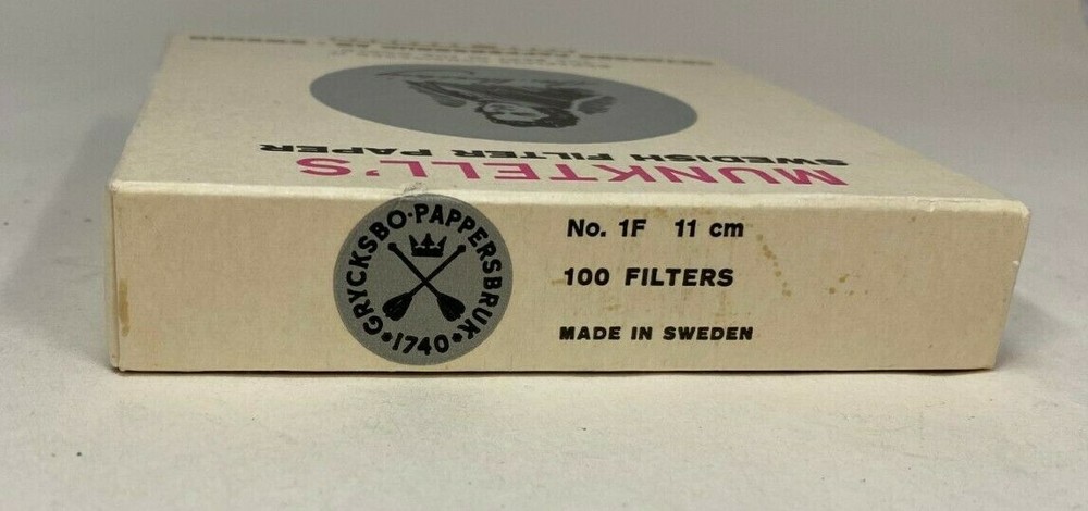 Munkell's Swedish Filter Paper 1F 11 cm A2-80-200