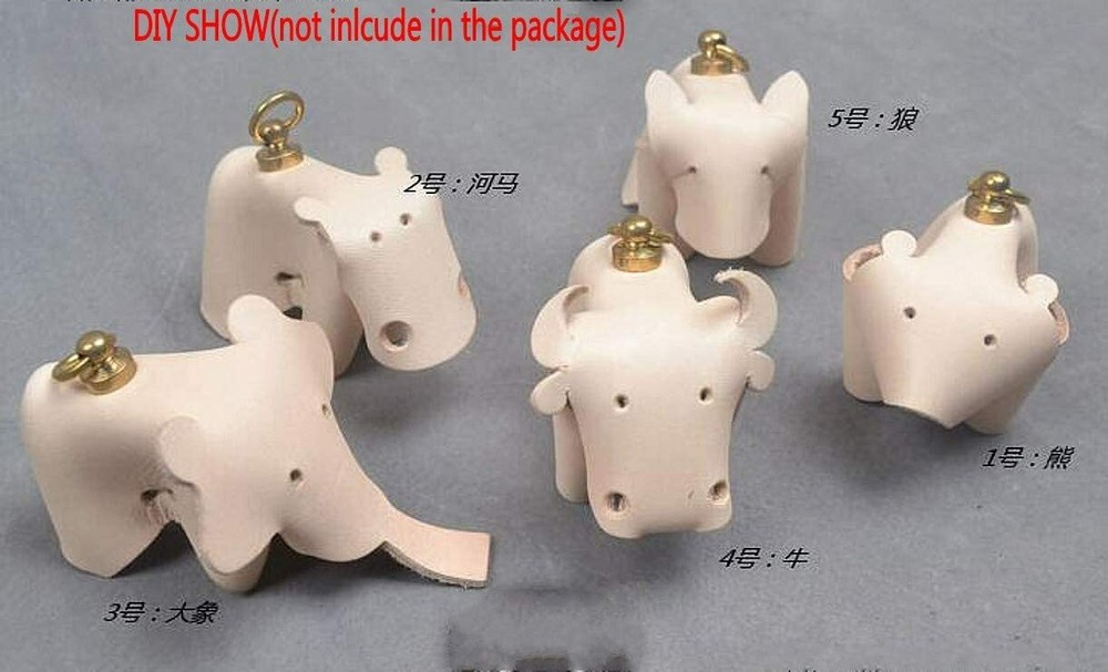 5 Animal Style Sewing Pattern PVC DIY Leather Sewing Pattern PVC Template
