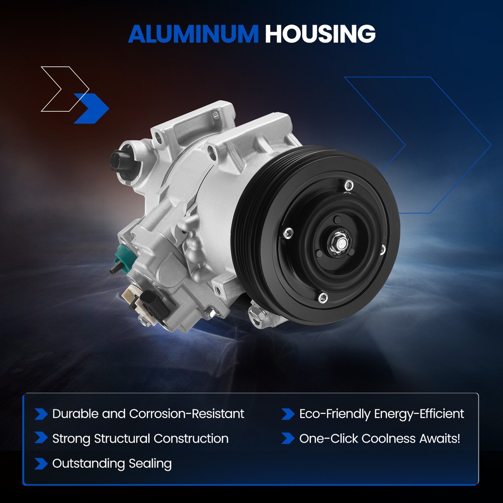 A/C Compressor for Hyundai Elantra 2011-2013 1.8L w/Manual Temperature Controls