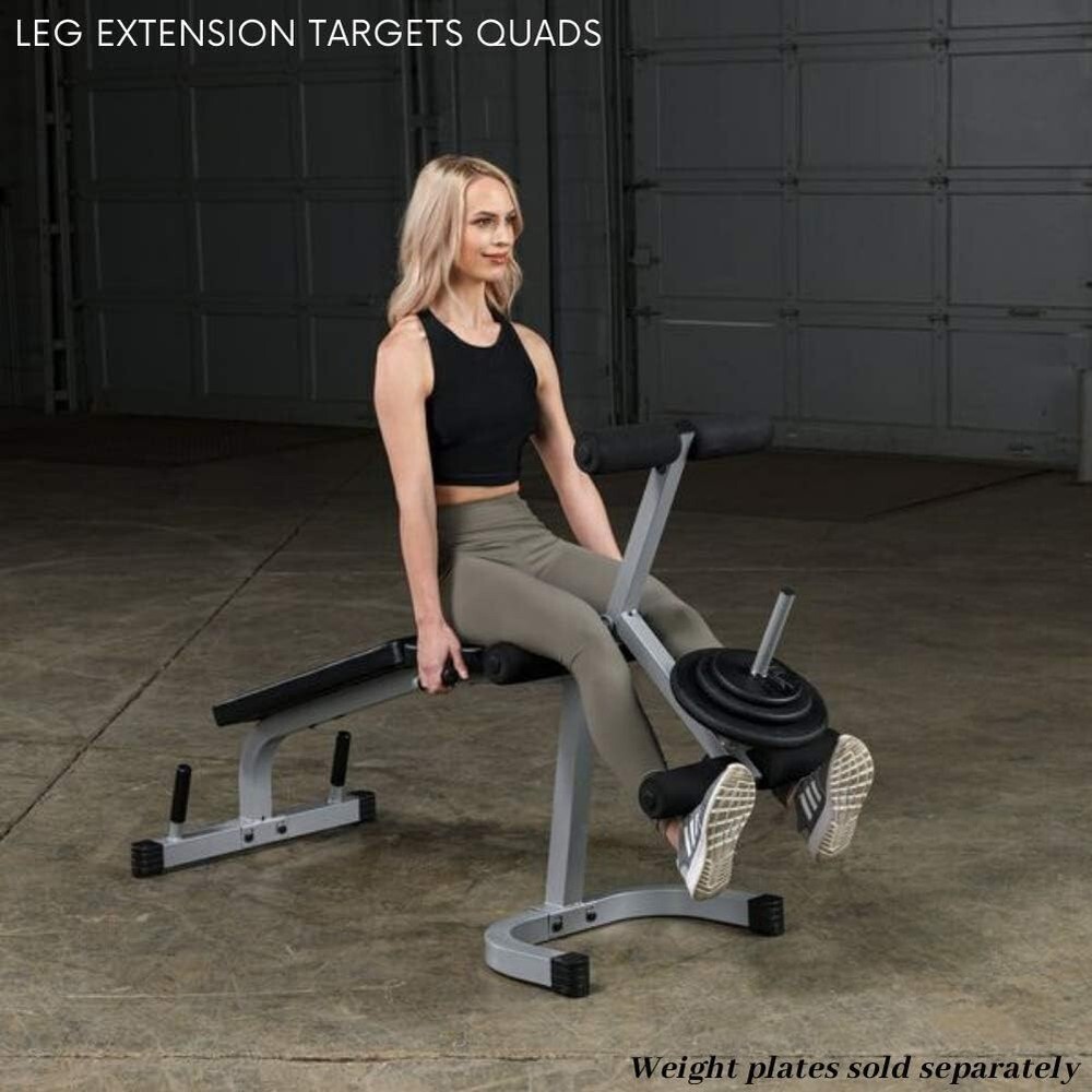 Body Solid Leg Curl and Leg Extension Machine for Quad and Hamstring Workouts