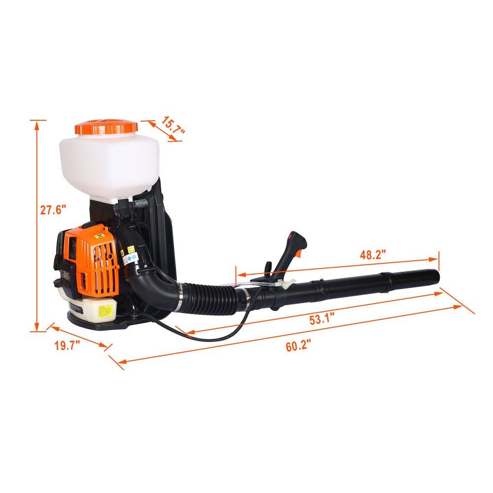 52cc 2 Cycle Multifunction Backpack Mister Duster Fogger Sprayer Leaf Blower