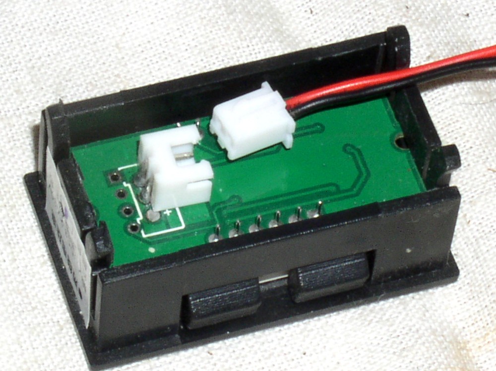 1 NEW BLUE LED 3 DIGIT 2 WIRE VOLTMETER 3-30V CAR RV BENCH DC VOLT PANEL METER