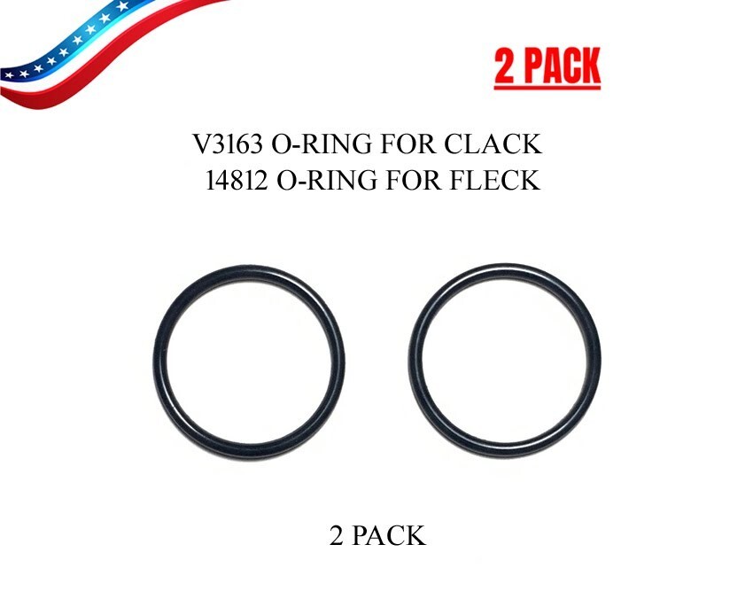 2 Pack - V3163 O-Ring for Clack, 14812 O-Ring for Fleck / FDA EPDM Material
