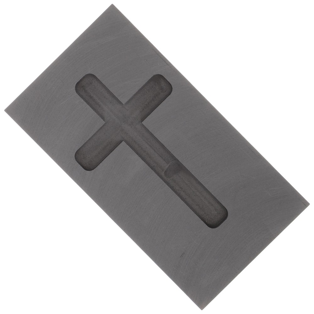 Graphite Casting Melting Ingot Cross Mold Industry Heart-shaped