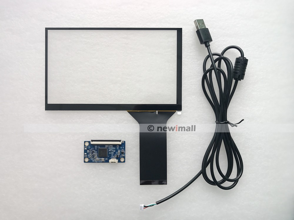 7" inch USB Multi-point capacitive Touch Screen Digitizer For 16:9 TFT LCD Panel