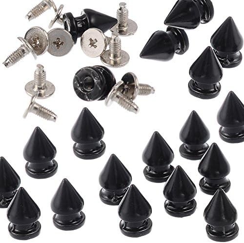 50 Sets Black Metal Tree Spikes Studs