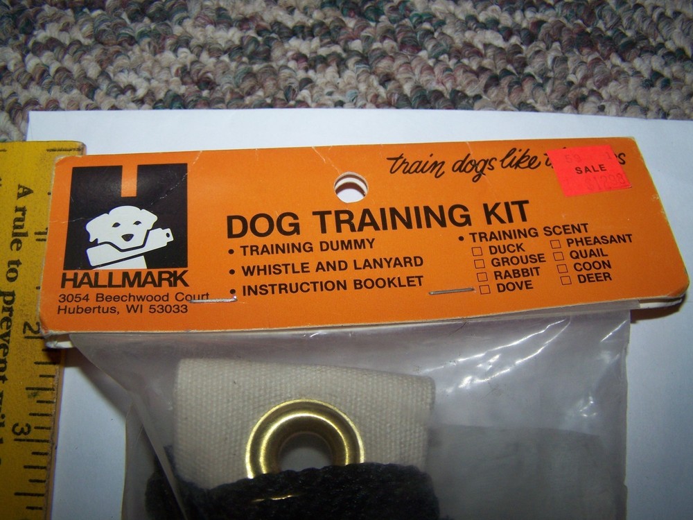 Hallmark Dog Training Kit - Canvas Dummy, Whistle, Pheasant Scent
