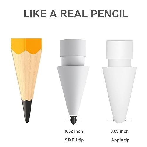 Upgraded Tip Compatible with Apple Pencil Tips, Safe Replacement Tip hard tip