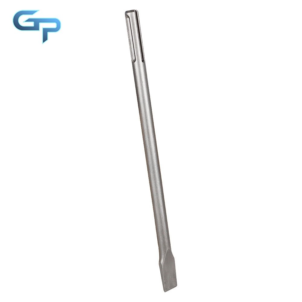 3 Pcs SDS Max Bits Set 16 Inch Long-Point Chisel Scaling Chisel Flat Chisel