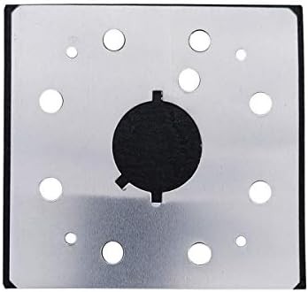 Sander pad backing plate replacement for sheet sander