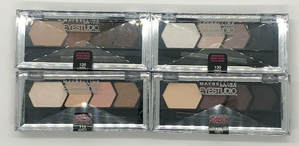 2 Pack Maybelline Eye Studio Plush Silk Eyeshadow Pick Shade