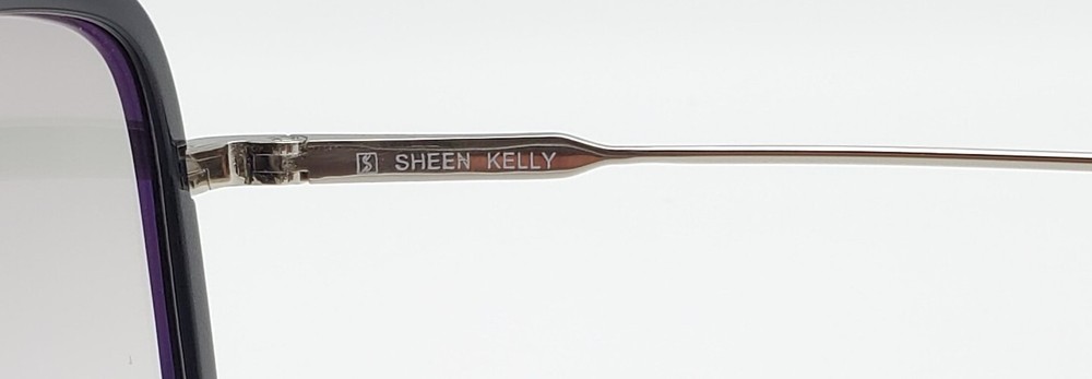 Sheen Kelly Black Square 53x23 145 Frame Only Eyeglasses