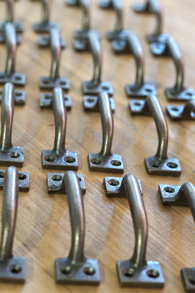 20 BRASS COLOR HANDLES DRAWER PULLS 4" KITCHEN CABINET WINDOW PULL GRASP BULK