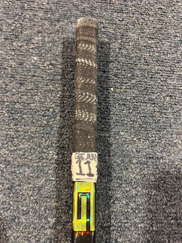 Game-Used Trevor Zegras Signed Stick
